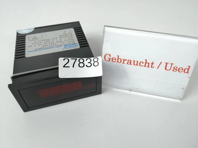 Schwille Dpm 635/0-10 Affichage Numérique Einbauinstrument