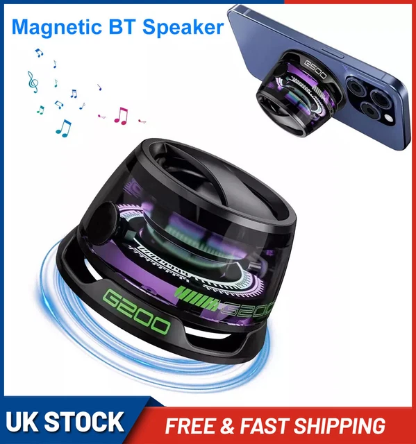 PORTABLE BLUETOOTH SPEAKER RGB Magnetic Wireless Bluetooth 5.3 Mini ...