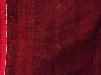 Aymara variegated burgundy wool poncho 3