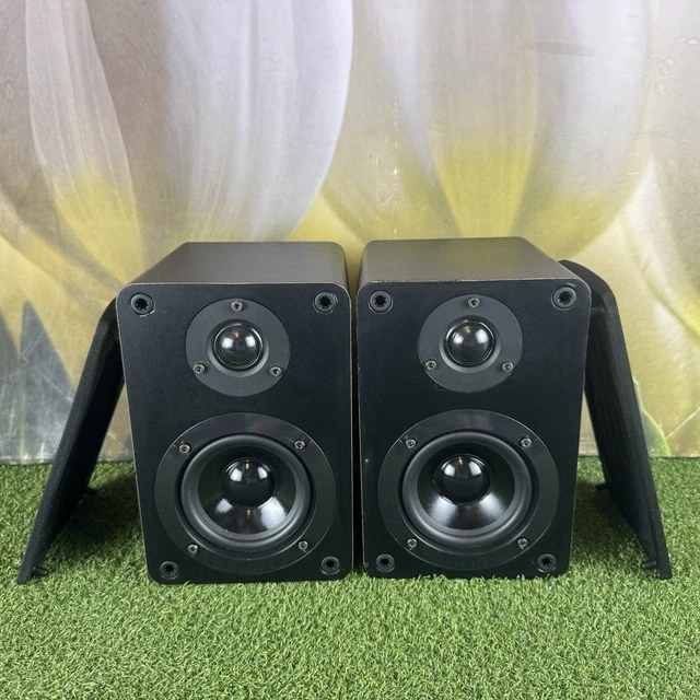 BRENNAN BSP50 COMPACT Bookshelf Speakers Black £54.99 - PicClick UK