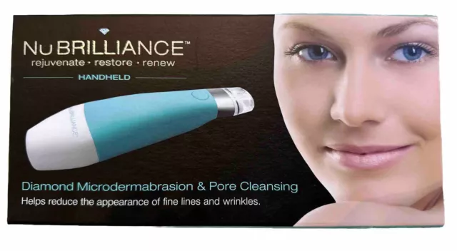 Never Used Nu brilliance microdermabrasion Handheld Rejuvenating & PkNew Filters