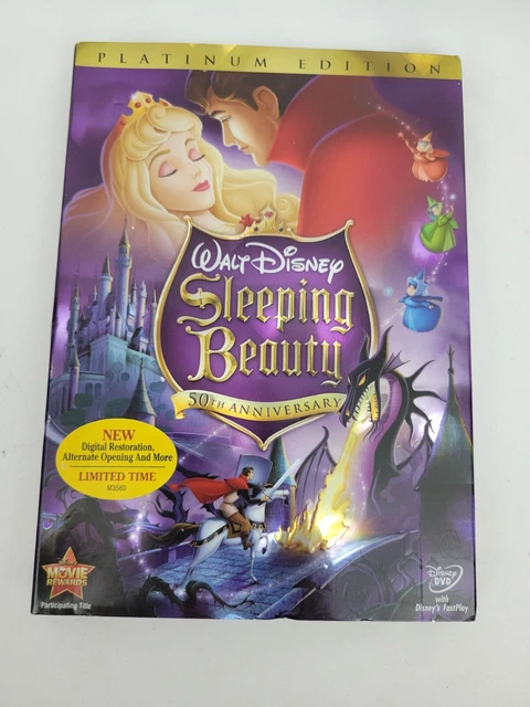 Blu-ray DVD Sleeping Beauty 50th Anniversary Platinum Edition Brand New Sealed