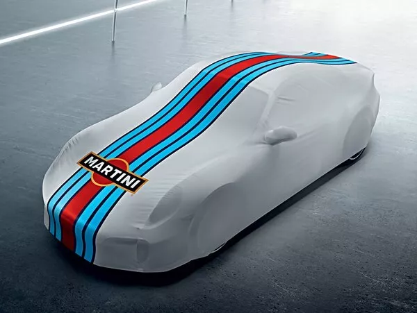 Porsche 991 C2/4 Aerokit Martini Racing Colour Indoor Car Cover 99104400031 NEW