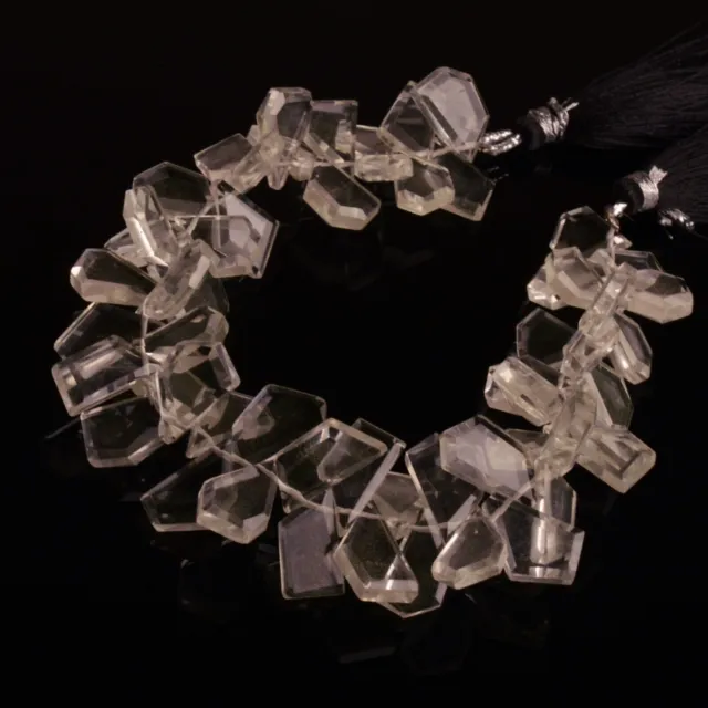 Natürlicher Bergkristall-Quarz-Edelstein, 10 bis 12 mm große,...