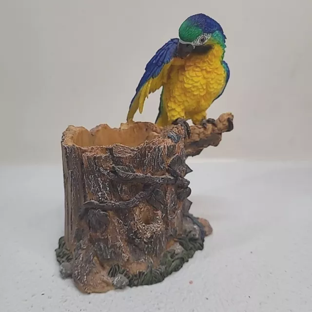 Tropical Macaw Parrot Figurine Decoration Planter