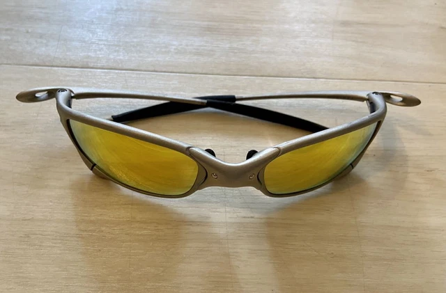 OAKLEY Juliet Plasma Sunglasses X-Metal Frame Fire Iridium Lenses Authentic