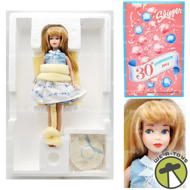 Barbie De Porcelaine Lily Bride - Mattel 1994 - Avec Accessoires - Bon état