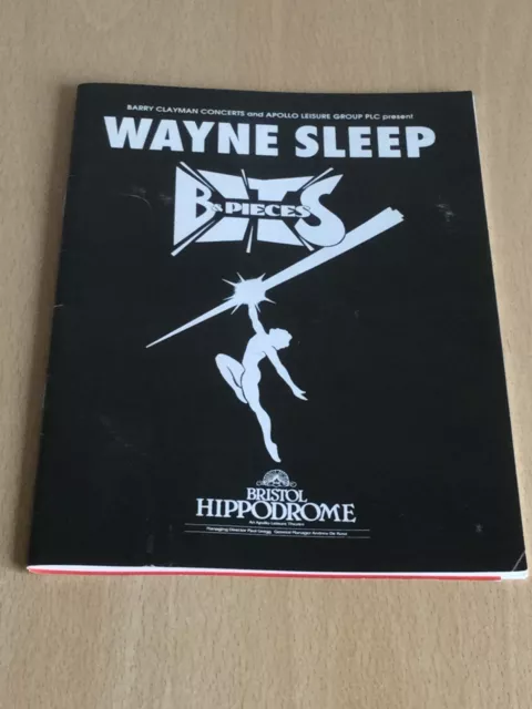 1989 Bristol Hippodrome Programme Bits & Pieces Wayne Sleep