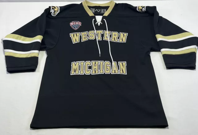 Western Michigan Broncos K1 Sportswear Stitched Hockey Jersey Adult Small
