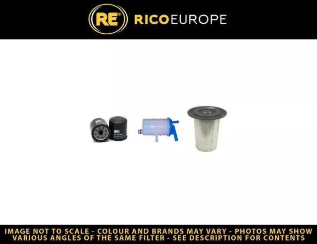 Kit Manutenzione Filtro Per Iseki SG153 Carburante Aria Olio