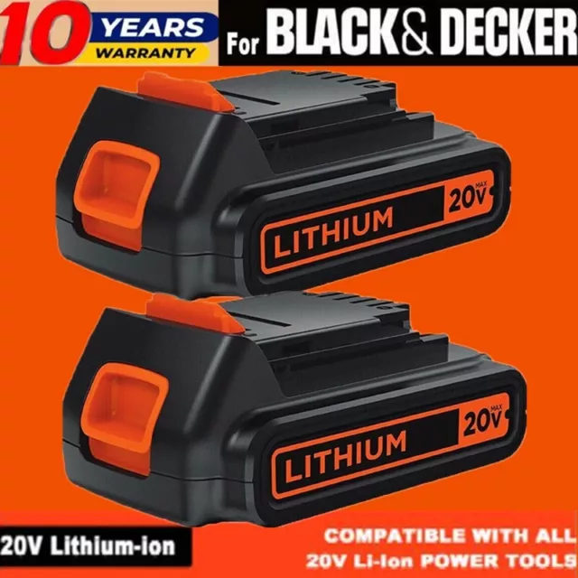 BLACK AND DECKER LBXR20 20V 20 VOLT LITHIUM ION BATTERY 1.5AH 30WH - NEW