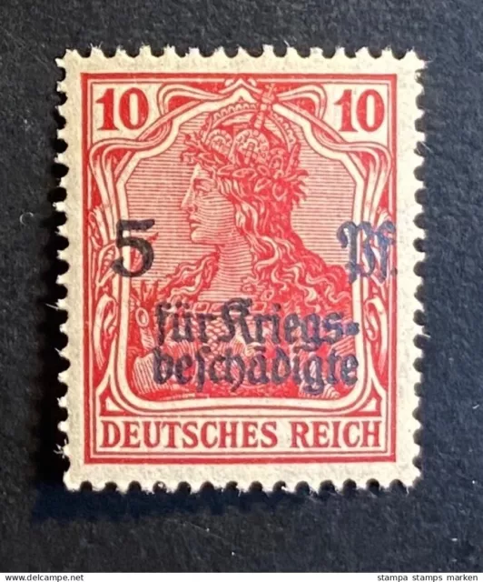 Deutsches Reich 1919 Germania Kriegsbeschädigtenhilfe Mi. 105 postfrisch/** MNH