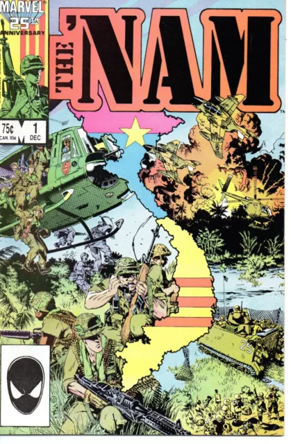 The Nam #1 (December 1986, Marvel) NM- High Grade Michael Golden Art Copper Age