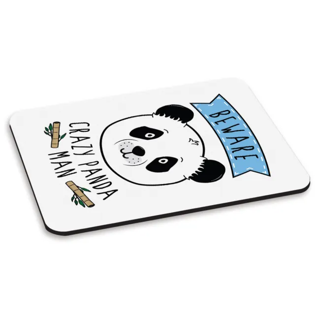 Beware Crazy Panda Uomo PC Computer Mouse Pad - Divertente Animali Carino