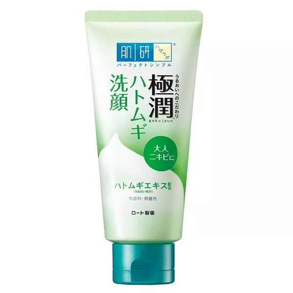 [ROHTO HADALABO] Gokujyun Job's Tears Acne Control Foaming Facial Cleanser 100g