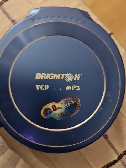 Brigmton CD tragbarer CD Player BMP1001 - blau