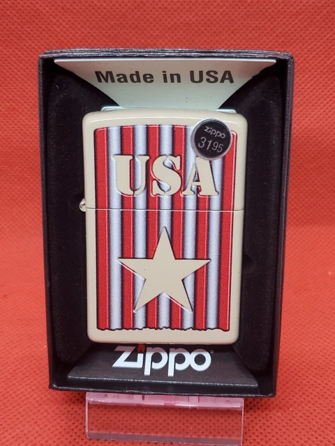 Zippo USA Design Flat Sand Windproof Lighter, 48204