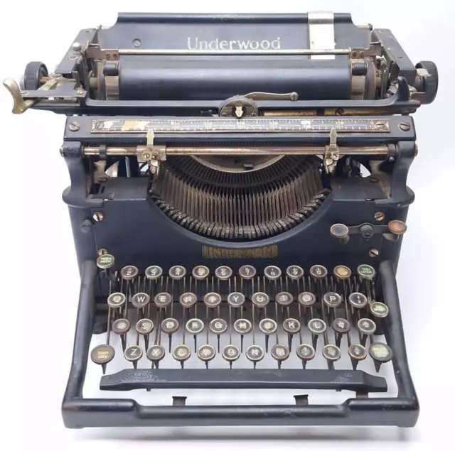 Antique 1920's No. 5 Underwood Standard Typewriter