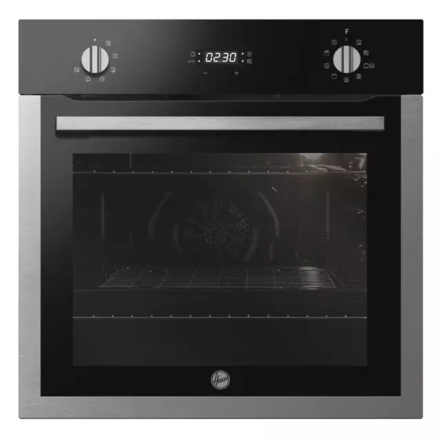 Hoover HOC3UB5858BI Built-in 70L Single Electric Multi-Func Fan Oven, Grill PYRO