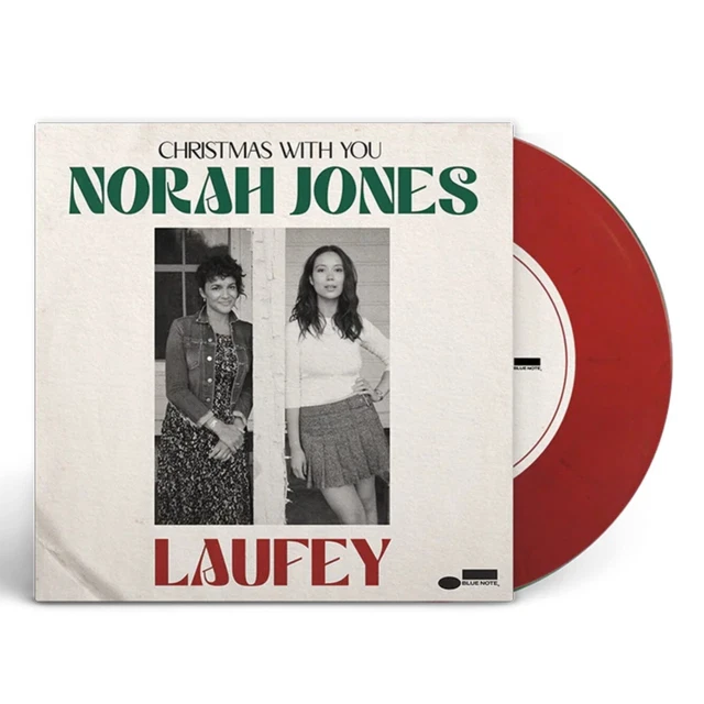 新品 限定Red盤 Norah Jones Laufey Christmas Christmas with You- Laufey and Norah Jones Red Vinyl