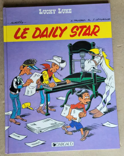 Lucky Luke Le Daily Star MORRIS LETURGIE & FAUCHE éd Dargaud DL Novembre 1984 EO