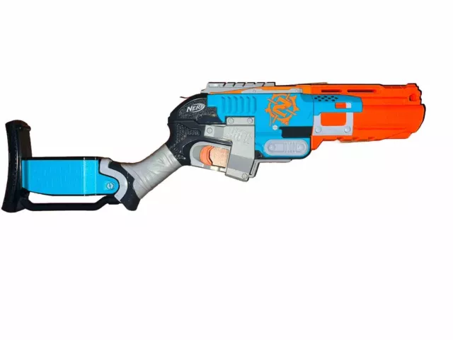 NERF Sledgefire Gun Pistole Blaster Zombiestrike Hasbro TOP Zustand