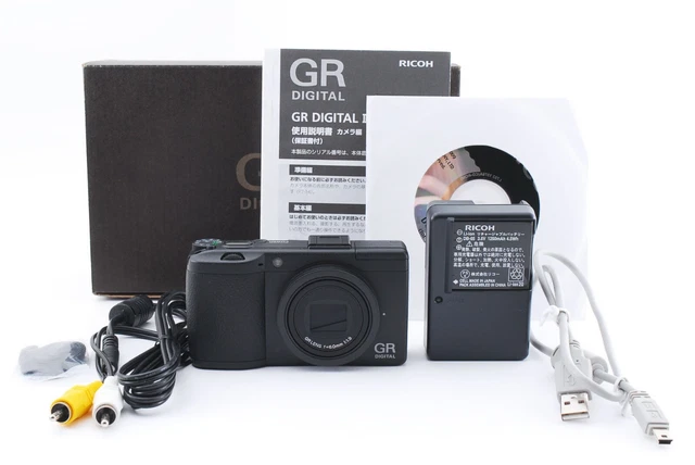 [Mint in Box] Ricoh GR Digital III 10.0MP Digital Camera 598 Shots From Japan