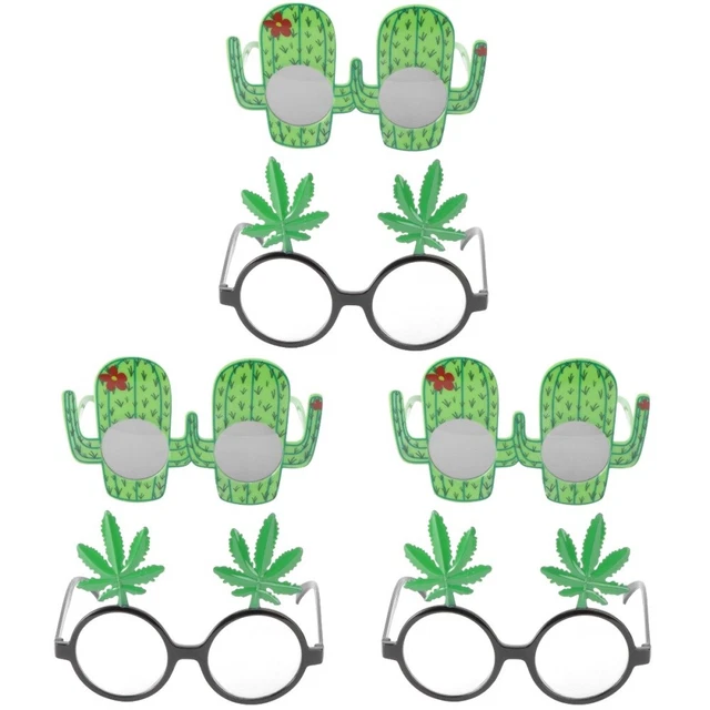 6 pz occhiali da sole divertenti Cardstock novità festa bambini occhiali da sole