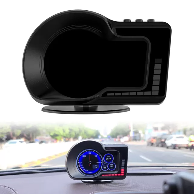 Universal OBD+GPS Smart Gauge Car HUD Head Up Display Digital GPS Speedometer