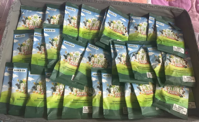 Bulk Lot 30x Woolworths Bricks packs Farm Unopened BRAND NEW