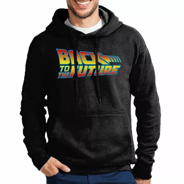 Blondie & Brownie Herren Hoodie Pullover Zurück In Die Zukunft Back To Future