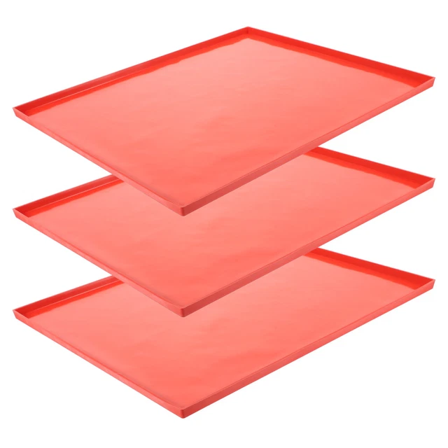 3 Pcs Dryer Silicone Mat Food Dehydrator Trays Freeze Dried Machine Household