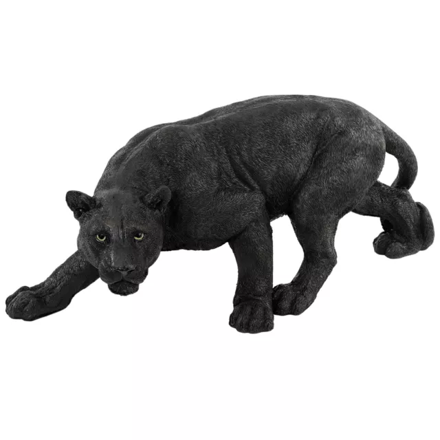 Shadowed Predator Black Panther Statue: Medium 2