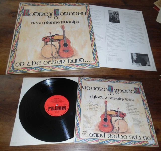 Rodney Cdender & Jean-Pierre Rudolph - On The Other Hand LP Dutch Folk W/Insert
