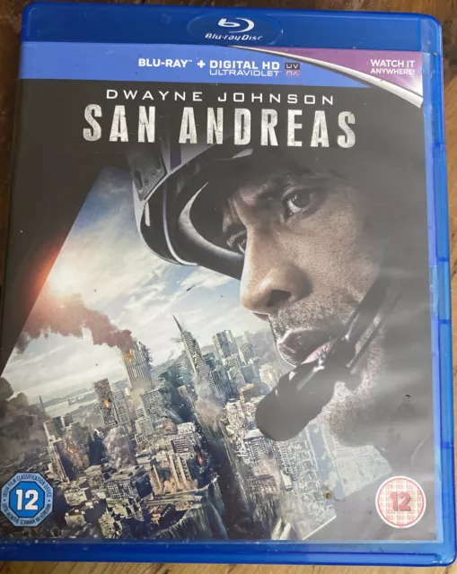 San Andreas (Blu Ray) (Dwayne Johnson) Excellent