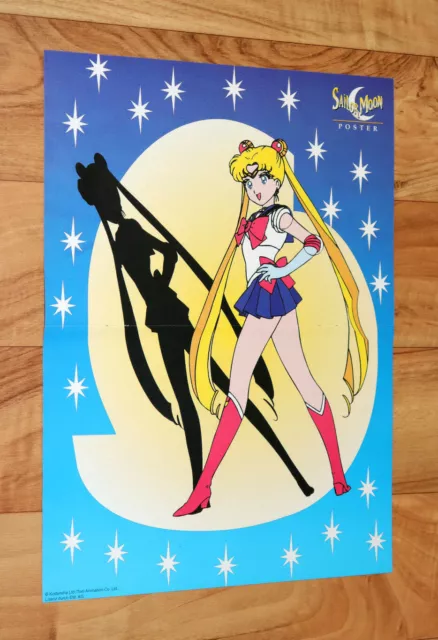 Sailor Moon Usagi Tsukino Manga Anime Old Rare Mini Poster 34x25cm