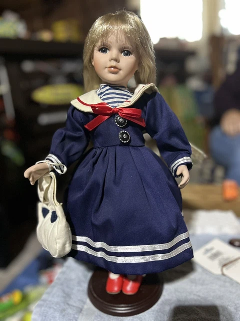 Heritage Signature Collection Samantha Sailor Doll Porcelain July 4Th #30300 Nib