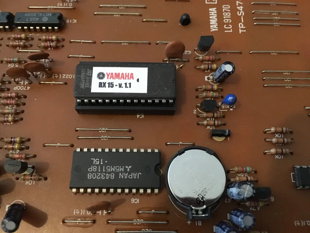 EPROM - Yamaha RX 15 Digital Rhythm Programmer - OS ROM - FIRMWARE - version 1.1