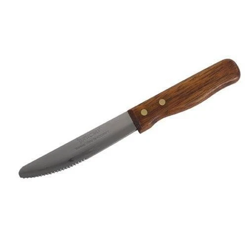Winco KB-15W One Dozen Jumbo Steak Knife w/ 5in Heavy Duty Blade
