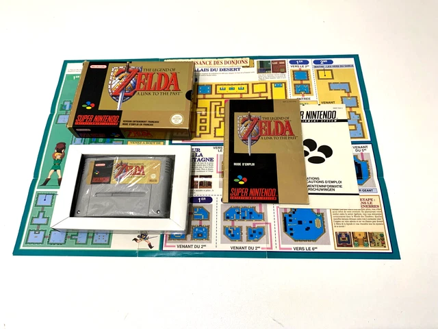 The Legend Of Zelda Link To The Past Super Nintendo Snes Boite Et Notice Complet