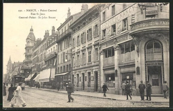 CPA Nancy, Point-Central, Rue Saint-Jean