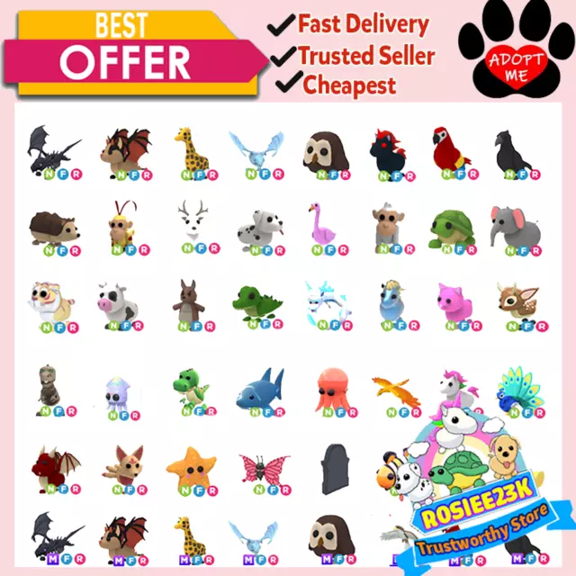 ADOPT ME PET STORE! Legendary Rare Items|Mega Neon Fly Ride |FR NFR MFR -TRUSTED