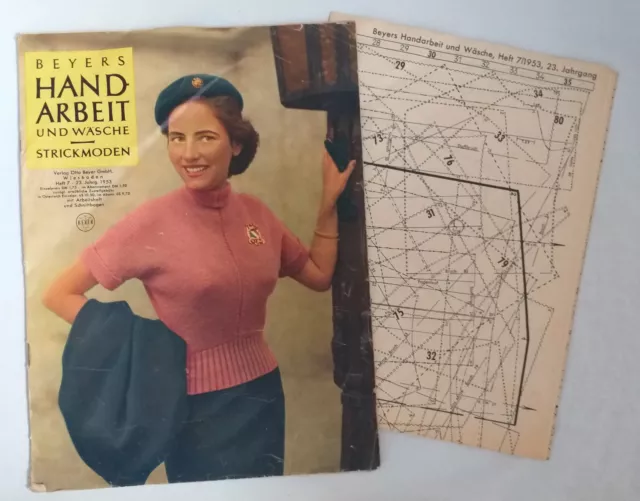 Beyers Handarbeit und Wäsche - Strickmoden 1953 / 7