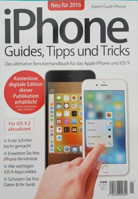 iPhone Nr.1/2016 Guide,Tipps und Tricks für iOS  ungelesen 1A absolut TOP