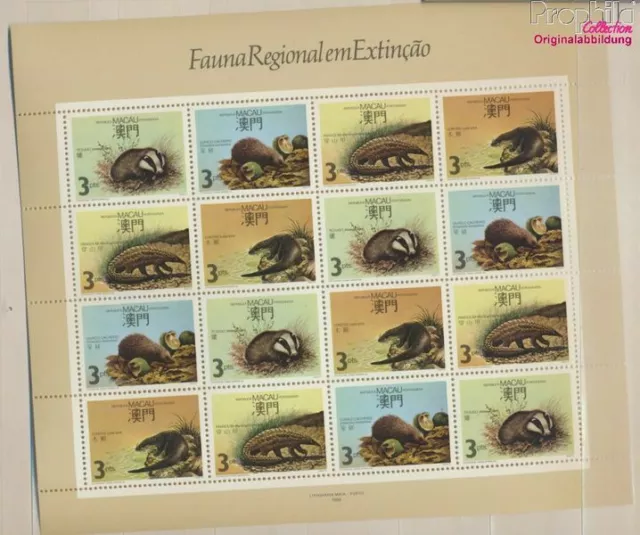 Briefmarken Macau 1988 Mi 589-592 Zd-Bogen (kompl.Ausg.) postfrisch Natur(944517