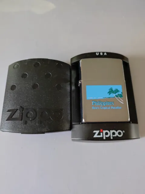 Zippo Philippines Lighter Case - No Inside Guts Insert