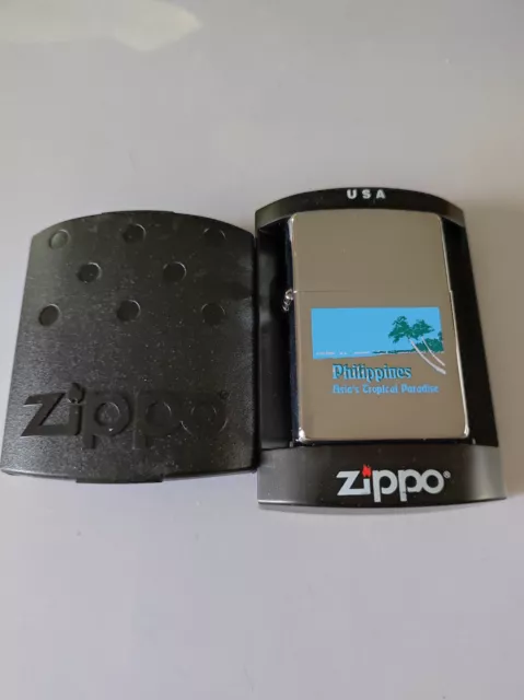 Zippo Philippines Lighter Case - No Inside Guts Insert