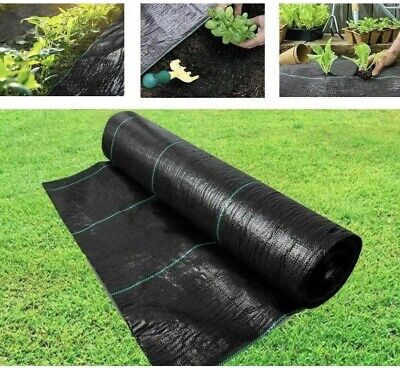 Heavy Duty Weed Control Membrane Fabric Garden Ground Cover 1m X 6m 100GSM
