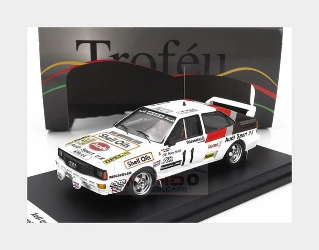 Trofeu Audi Quattro Sweden 1985 N°11 – Échelle 1/43 – Modèle Résine Neuf