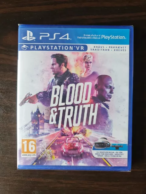 Playstation 4 PS4 Spiel Blood & Truth Action Shooter VR NEU OVP